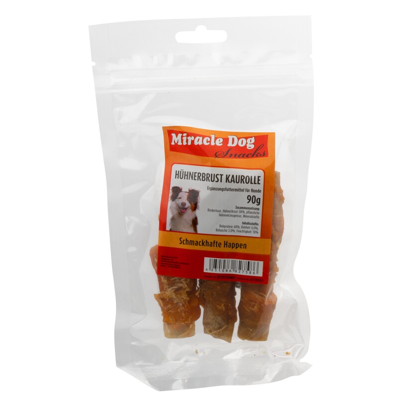 Miracle Dog Hühnerbrust Kaurolle 20 x 90g