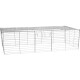 A large, rectangular wire pet enclosure with a removable top, designed for small animals like rabbits or guinea pigs.