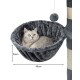 Liegemulde für Kratzbäume - 25 cm Tiefe dunkelgrau
