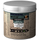 Behälter mit Premiere Raw Kitchen Vitamin- und Mineralmix, mit mehrsprachigem Text und Anweisungen zum Mischen.