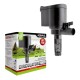 AQUAEL Circulator 1000 Aquarienpumpe, die neben ihrer Verpackung angezeigt wird, mit einem schwarzen Design und Spezifikationen für Tanks von 150-250 Litern.