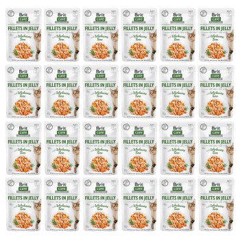Care Cat Pouch Fillets in Jelly with Wholesome Tuna 24 x 85 g