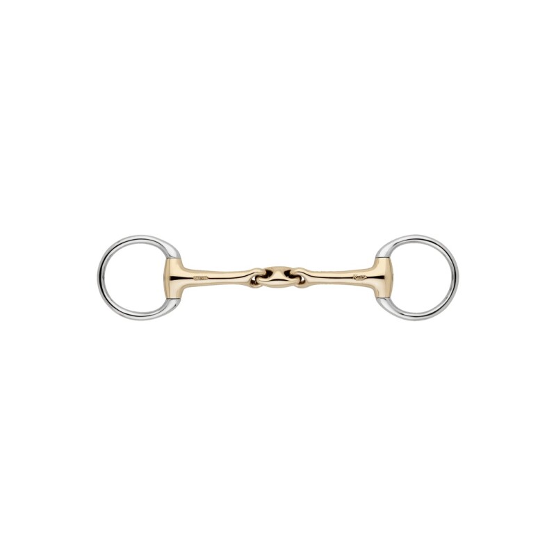 Sprenger Olivenkopf-Unterlegtrense KK Ultra doppelt gebrochen 13,5 cm