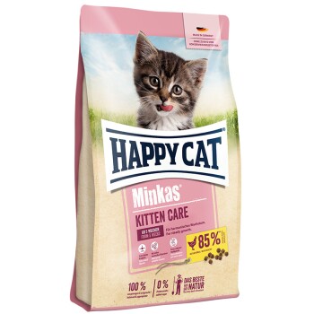 Minkas Trockenfutter Katze, Kitten, Care, Geflügel 1,5 kg