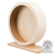 Holz-Übungsrad für kleine Haustiere, mit einem Kork-Innenraum und einer stabilen Basis, mit einem Tierschutz-Zertifikat.