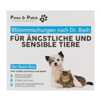 Blütenmischung 3er Set ÄNGSTLICHE UND SENSIBLE TIERE 3x10g