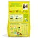 Sac jaune vif de nourriture végétale Edgard & Cooper portant l'inscription « PHÉNOMÉNALES RECETTES VÉGÉTALES » avec photo de deux chiens.