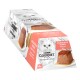 Boîte Purina Gourmet Revelations pour chat, portrait d'un chat blanc, mousseline au saumon sur assiette « Mousseline au Saumon », « 4x »