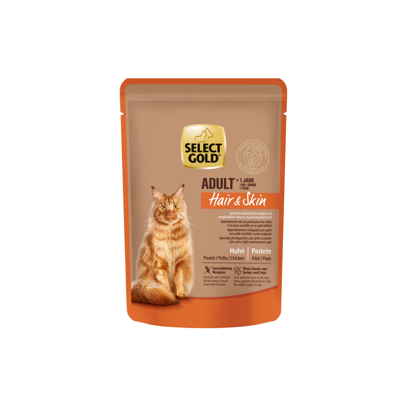 SELECT GOLD Adult Hair & Skin 12x85 g