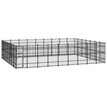 Hundezwinger Box Stahl 8,64 m, 6,72 m, 2 m