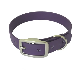 21-30cm HU Biothane Halsband violett 24 cm, 33 cm
