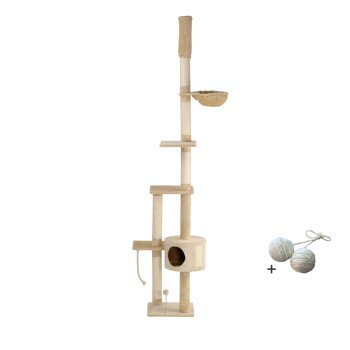 Rohrschneider ® Kletterbaum Lucy , mit Gratis-Spielball,