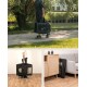 Hundetransportbox - faltbar - schwarz S