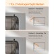 Installationsanleitung für Hundetüren: "Option 1: Pendeltür" für doppeltürige und "Option 2: Einseitige Tür" für einseitige Türen.