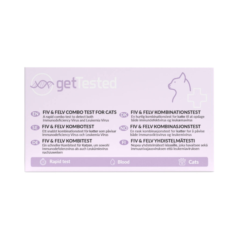 GetTested FIV & FeLV Test für Katzen