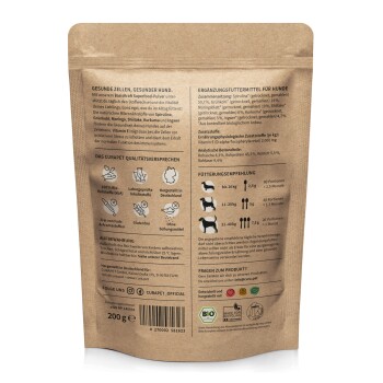 CURAPET Bio Nährstoffpulver für Haut und Fell mit Spirulina - BasisKraft 200g