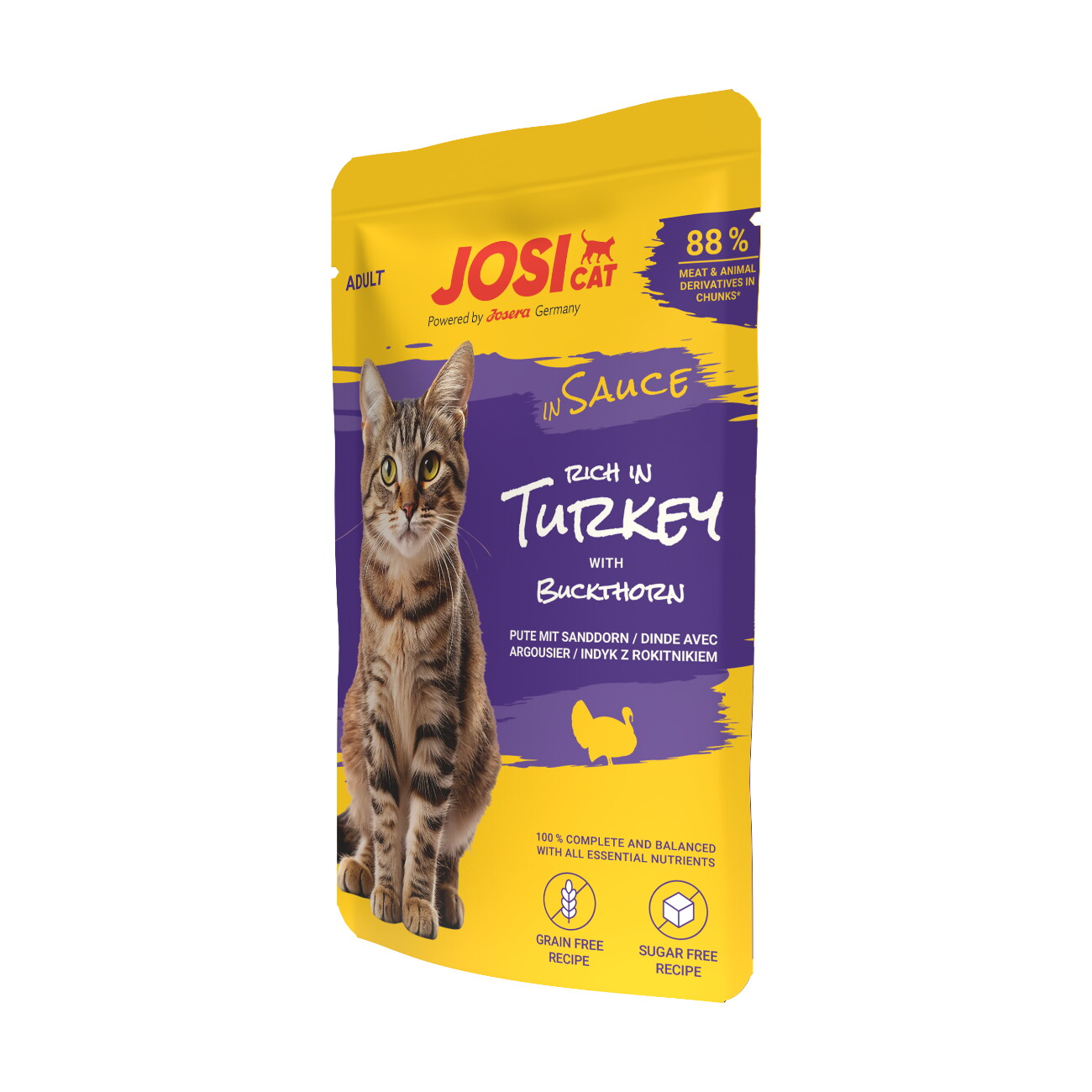JosiCat Nassfutter Rich in Turkey in Sauce 28 x 85 g