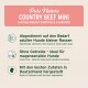 Pure Nature COUNTRY BEEF MINI — saftiges Rind mit Kartoffeln & Karotten; getreidefreies Hundefutter für kleine Hunde, hergestellt in Deutschland.