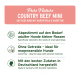 Pure Nature COUNTRY BEEF MINI — saftiges Rind mit Kartoffeln & Karotten; getreidefreies Hundefutter für kleine Hunde, hergestellt in Deutschland.