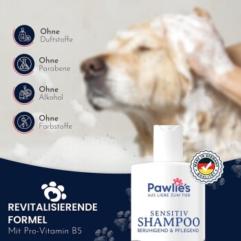 Udvej Tekstforfatter Næsten død Pawlie's Sensitiv Hundeshampoo für Hunde | FRESSNAPF