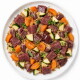 Dose Hundefutter mit der Aufschrift 'Ente mit Amaranth', die Ente, Zucchini und Aprikose enthält, mit Angaben zu Einzelprotein, Verdaulichkeit und getreidefrei.