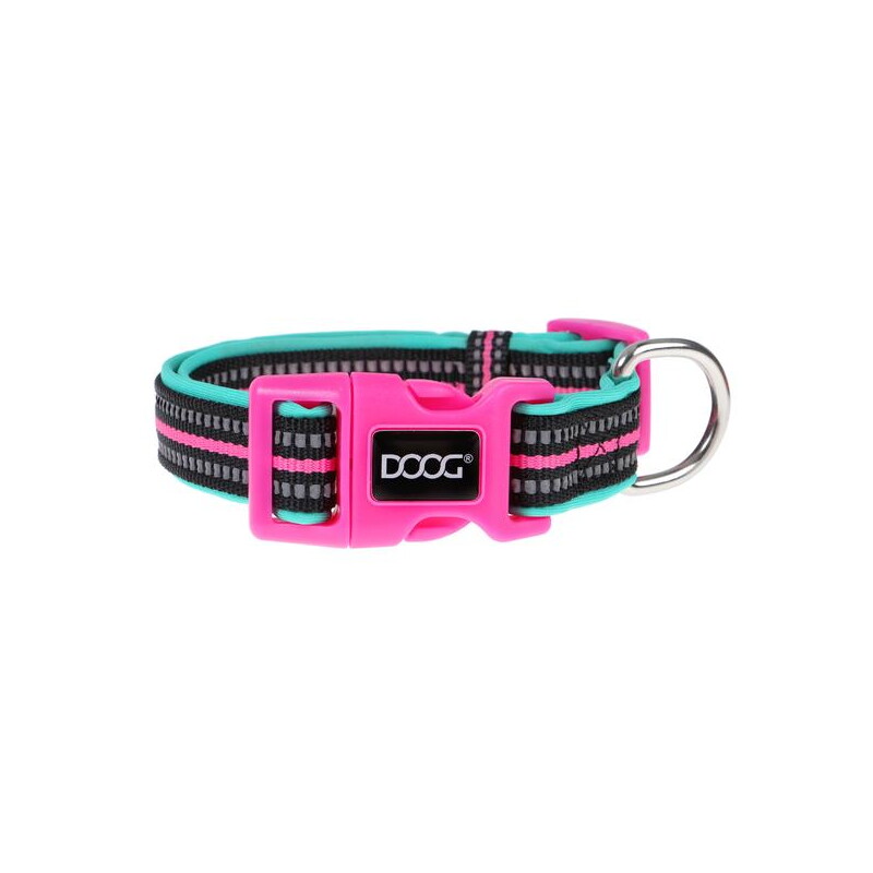 DOOG Neoprene Dog Collar RIN TIN TIN (Neon) XS