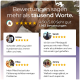 Zwei Pferde mit Bewertungsbanner: „Bewertungen sagen mehr als tausend Worte.“ Bewertung 4,90/5,00 – Sehr gut, 1.983 Bewertungen