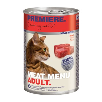 PREMIERE Meat Menu Adult Rind 24×400 g