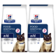 Sacs de nourriture pour chats Hill's Prescription Diet z/d Sensibilités Alimentaires mettant en vedette un chat siamois, étiquetés 'Recommandé par les vétérinaires' et le logo 'ActivBiome+'.