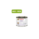 Dosen-Hundefutter mit der Aufschrift "Medica Veterinary Diet" mit Truthahn, entwickelt für die Gesundheit des Magen-Darm-Trakts, gekennzeichnet als "NEU."