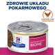 Karma w puszce "Hill's Prescription Diet Gastrointestinal Biome" z kurczakiem i warzywami, z polskim tekstem na etykiecie.