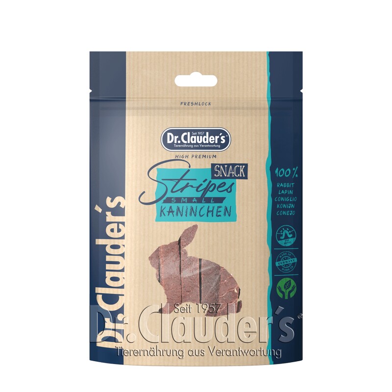Dr. Clauder's Stripes Snack Kaninchen - 10x 80g