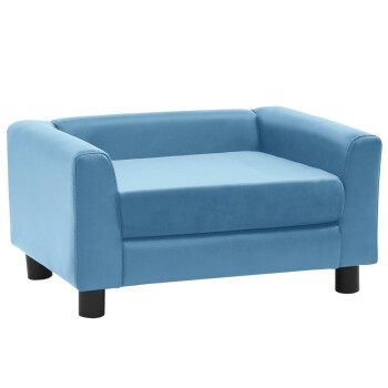 Hundesofa Kunstleder türkis