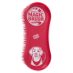 Brosse magique rouge pour animaux avec une illustration de chien, avec le texte 'Original Magic Brush' et 'simply bright !'.