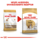 Bild von zwei Tüten Royal Canin Beagle Hundefutter, das ein neues Design zeigt mit dem Text 'NEUES AUSSEHEN, UNVERÄNDERTE REZEPTUR' darüber.