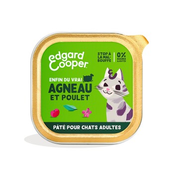 Barquette Chat Adulte Agneau 16x85 g