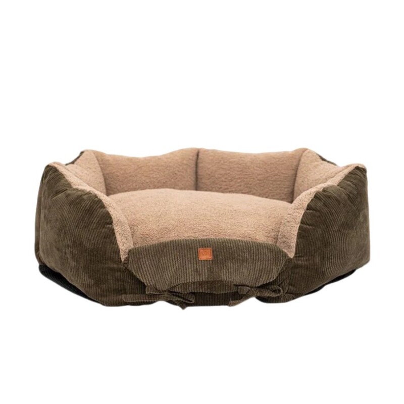 PET & Co. Pet & Co Hundebett Ronny Cord Doppelt khaki S