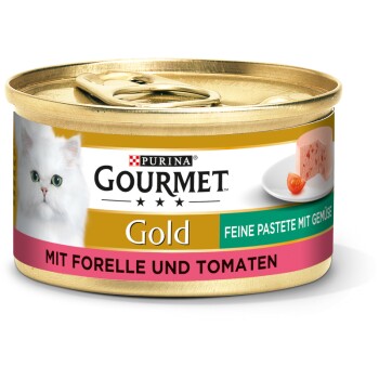 Gourmet Gold Feine Pastete 12x85g Forelle & Tomaten