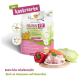 Katze Futterpaket "Ich liebe meine Katze Huhn Fit für kastrierte Katzen" mit Huhn, Gemüse und Highlights natürlicher Zutaten.
