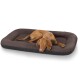 Kunstleder Hundebett Jerry braun XL