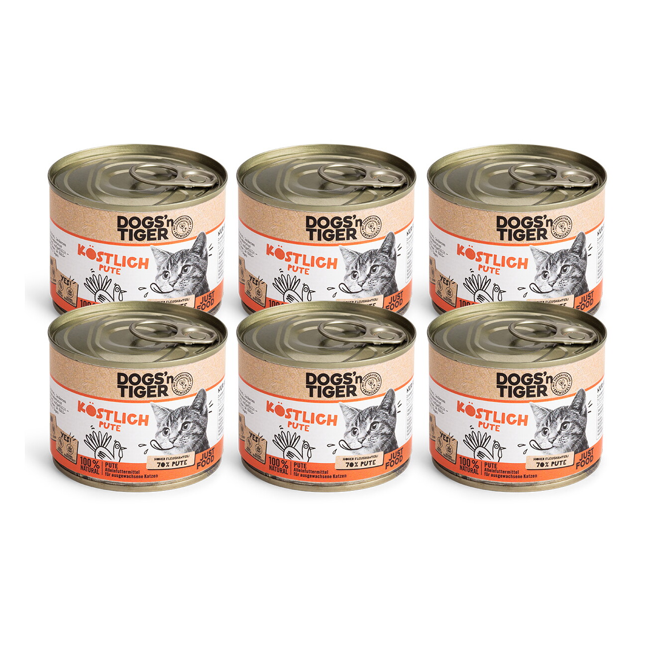 Dogs'n Tiger Köstlich 6x200 g