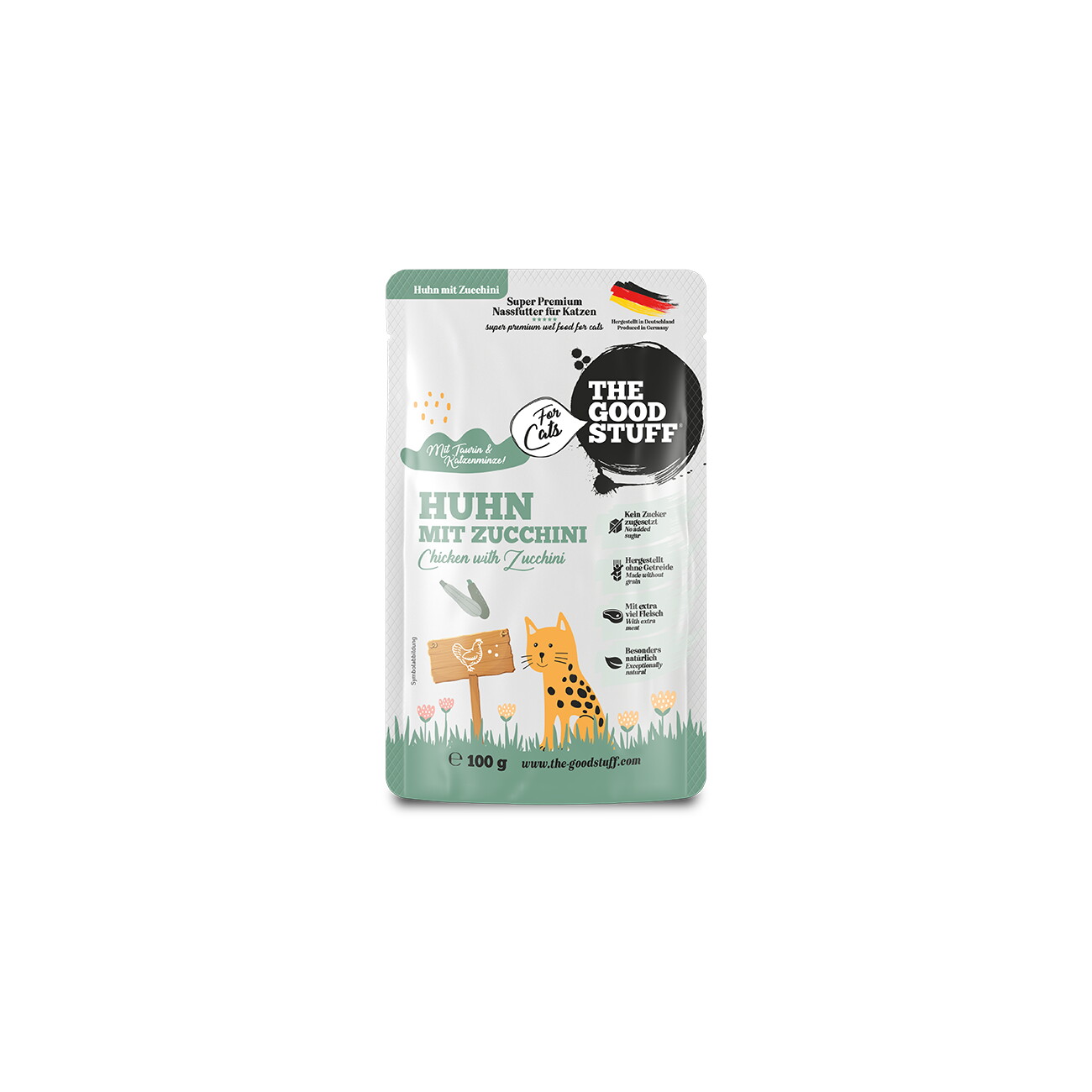 The Goodstuff Huhn mit Zucchini - Pouch, 12 x 100g