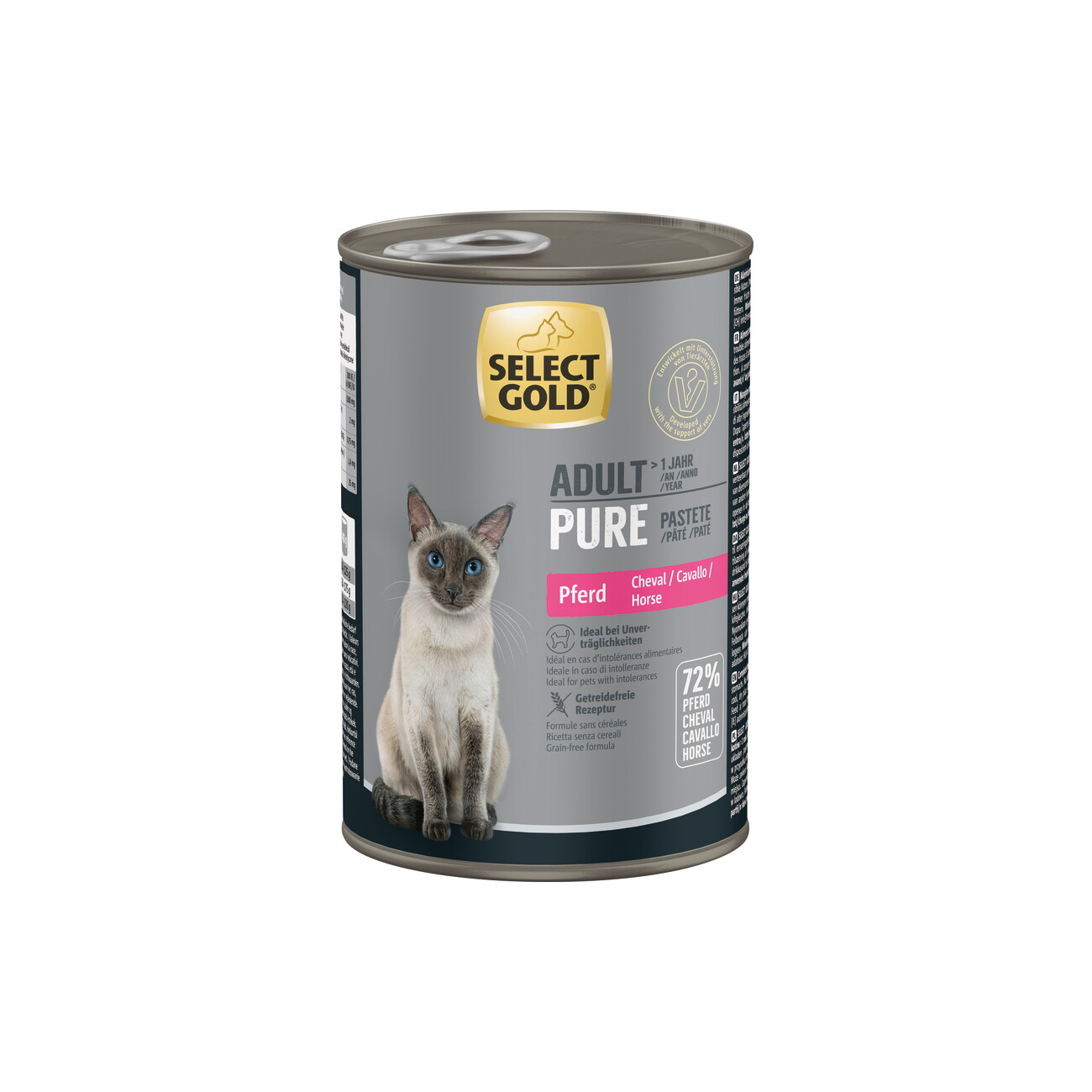 SELECT GOLD Pure Adult Paté Pferd 6x400 g