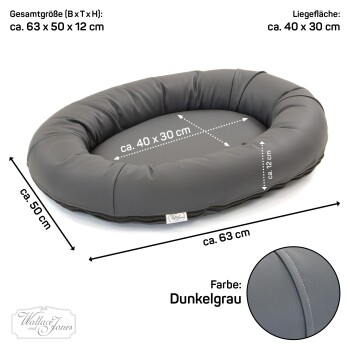 orthopädisches Hundebett Bolton grau L