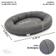 orthopädisches Hundebett Bolton grau L