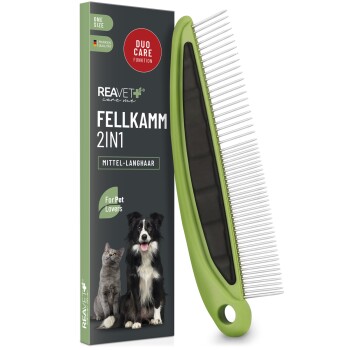 Fellkamm 2in1 für Langhaar