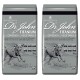 Hundefutterbeutel mit der Aufschrift "Dr. John Titanium" und einer Hundillustration, die "Reich an Huhn mit Gemüse" angibt, 25% Protein, 15% Fett.
