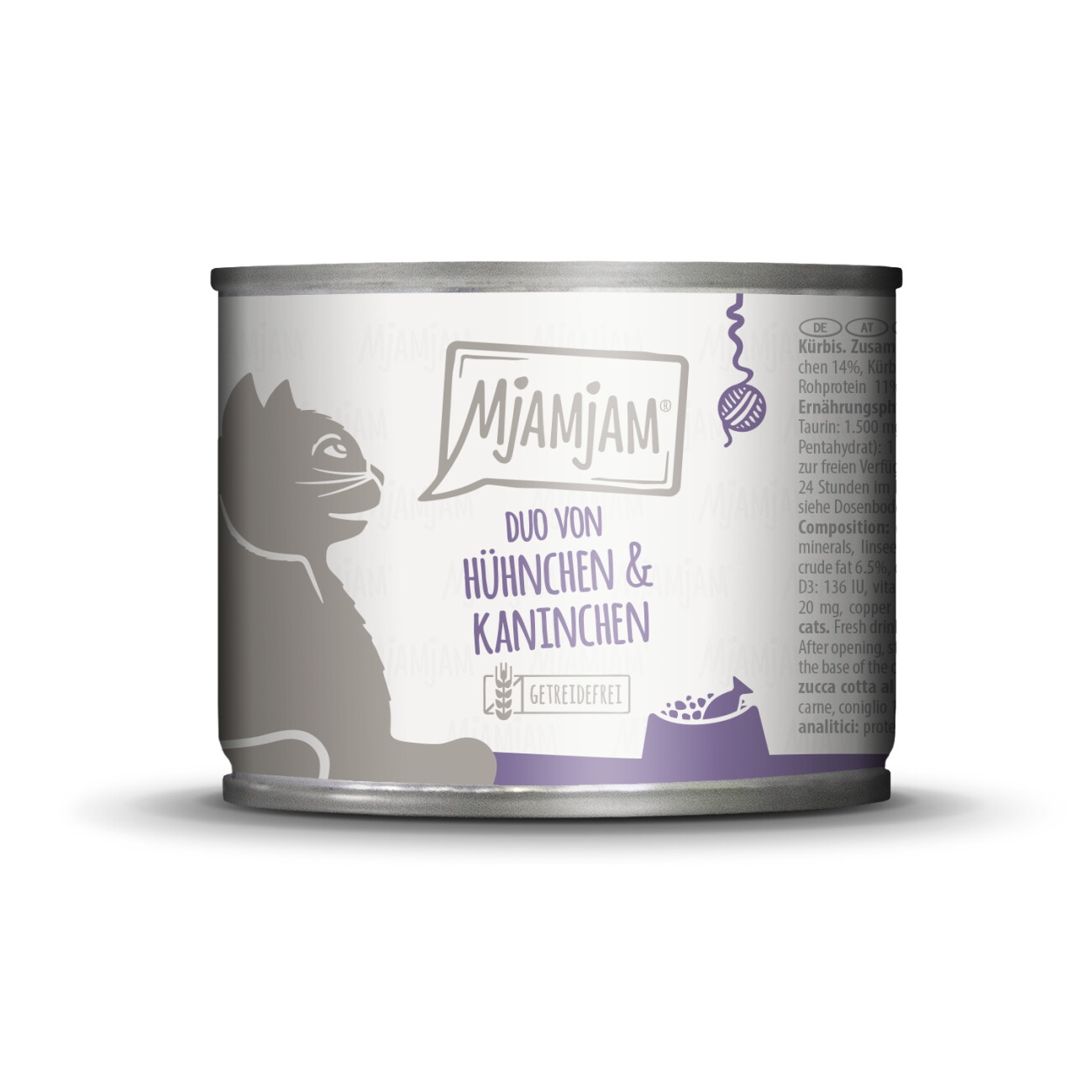 MjAMjAM Nassfutter Katze Adult, Duo 6x200 g Huhn und Kaninchen