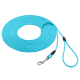 bio-leine bis 25kg Biothane Schleppleine azurblau 10 m