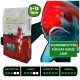 Kenkou Koi-Futterbeutel mit einem Bild von roten und weißen Koi-Fischen, beschriftet mit "Nr.1 EDITION" und dem Text "SCHWIMMFOOD FÜR DAS GANZE JAHR."